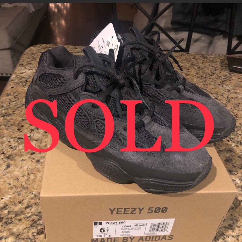 SOLD Yeezy 500 Utility Black